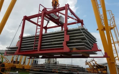 Betondeckengreifer für das Vetra Betonwerk